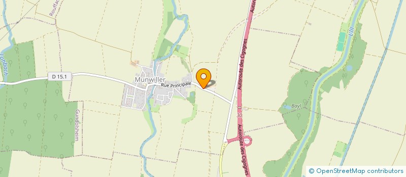 localisation de l'entreprise GFA ANTONY HEIMBURGER  MUNWILLER