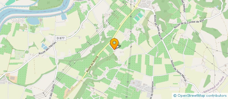 localisation de l'entreprise GFA ARELEON  CHATEAUNEUF-SUR-ISERE