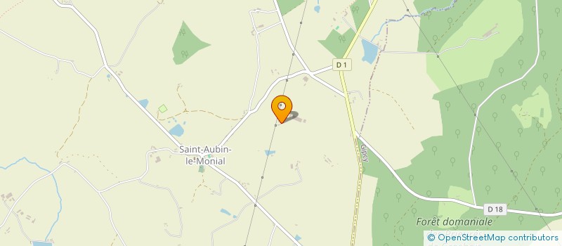 localisation de l'entreprise GFA ARTHES  SAINT-AUBIN-LE-MONIAL