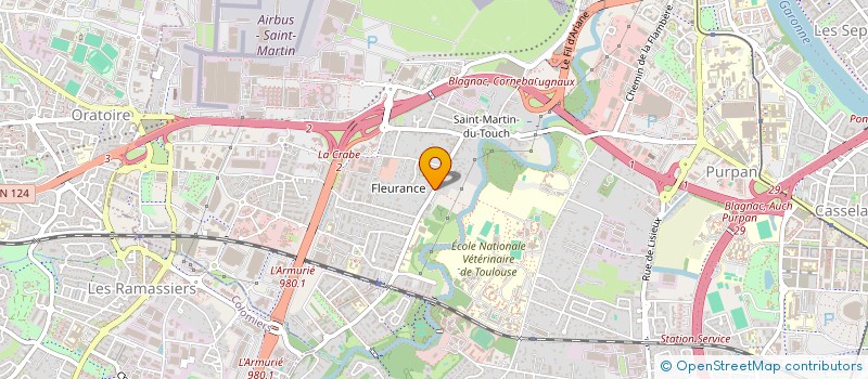 localisation de l'entreprise GFA AU BOUT DU BOIS à TOULOUSE