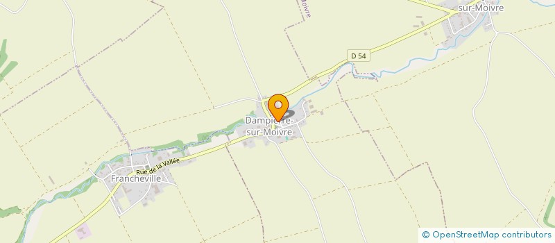 localisation de l'entreprise GFA AU DESSUS DE L EGLISE  DAMPIERRE-SUR-MOIVRE