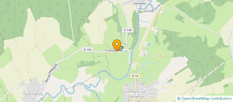 localisation de l'entreprise GFA AUX CHENES  CONFLANS-SUR-LANTERNE