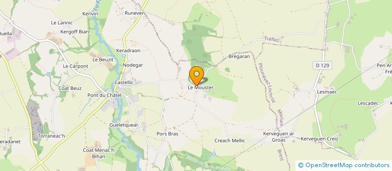 localisation de l'entreprise GFA AVEL HUEL  PLOUIDER