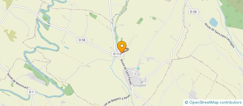 localisation de l'entreprise GFA AVENIR  LES CASSES