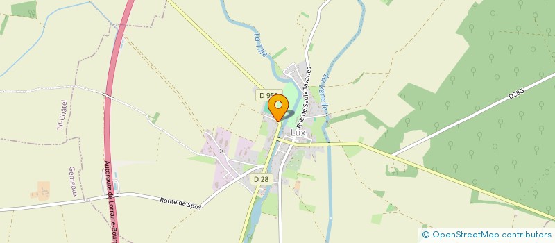 localisation de l'entreprise GFA BAILLET  LUX