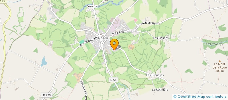 localisation de l'entreprise GFA BALLE à CHANU