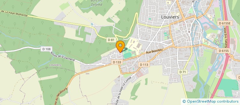 localisation de l'entreprise GFA BALSAN à LOUVIERS