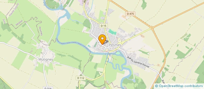 localisation de l'entreprise GFA BARBERET GERANDEY  MOTEY-BESUCHE