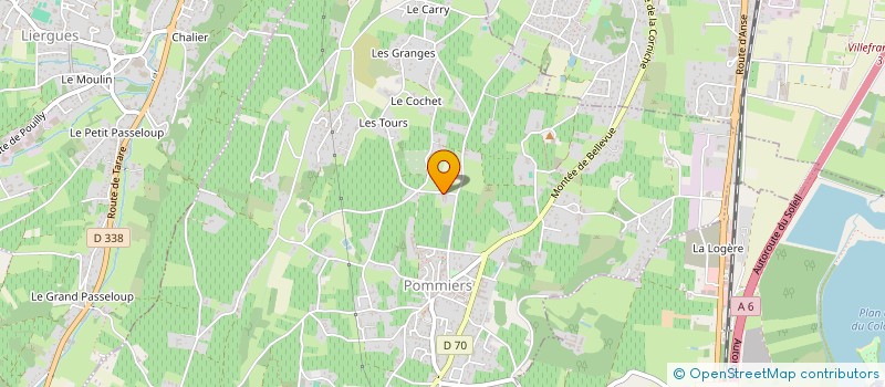 localisation de l'entreprise GFA BARBERY  POMMIERS