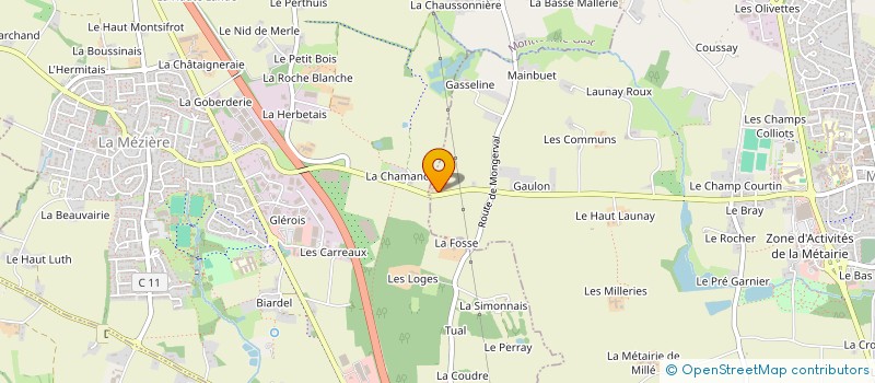 localisation de l'entreprise GFA BARBIER  MELESSE