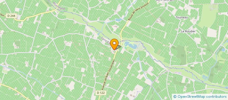 localisation de l'entreprise GFA BAREIGE FELICIEN  SAINT-EMILION