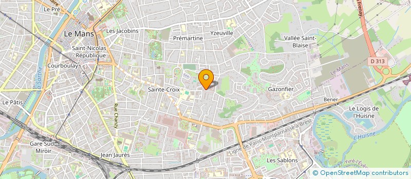 localisation de l'entreprise GFA BARILLE  LE MANS