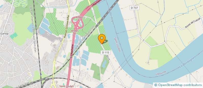 localisation de l'entreprise GFA BARONNET  SAINT-LOUBES