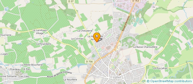 localisation de l'entreprise GFA BARRE GOURDON à VALLET