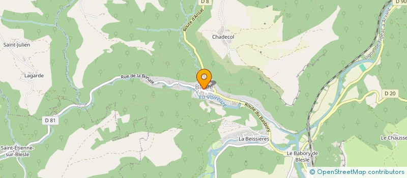 localisation de l'entreprise GFA BASTIENNE  TORSIAC