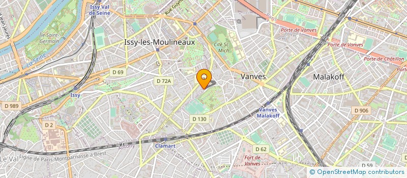 localisation de l'entreprise GFA BATAILLE à ISSY-LES-MOULINEAUX