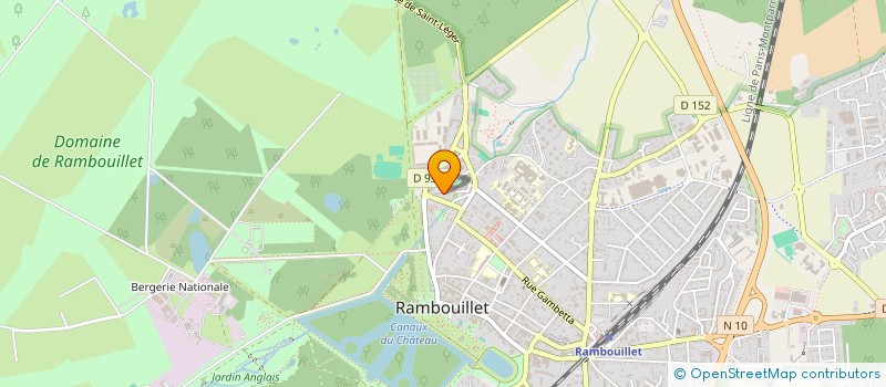 localisation de l'entreprise GFA BATI à RAMBOUILLET