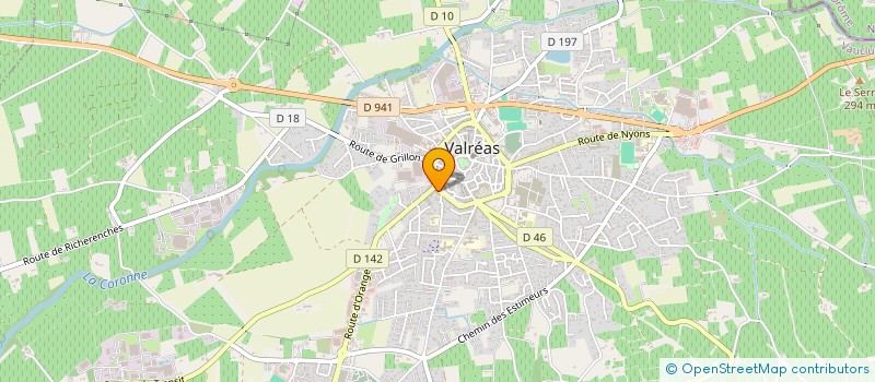 localisation de l'entreprise GFA BAUMAPAL à VALREAS