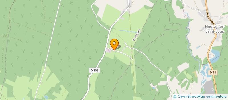 localisation de l'entreprise GFA BEAUDOUIN  BOULIGNEY