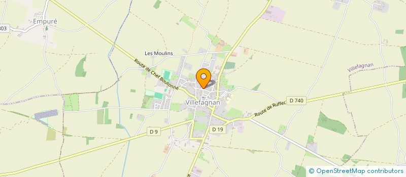 localisation de l'entreprise GFA BEAUMONT à PAIZAY-NAUDOUIN-EMBOURIE