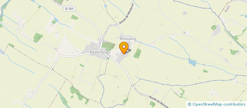 localisation de l'entreprise GFA  BEAUPUY AGRICULTURE  BEAUPUY