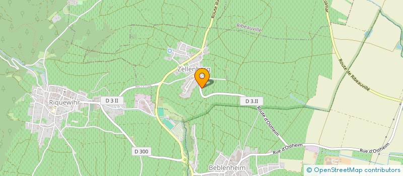 localisation de l'entreprise GFA BECKER  ZELLENBERG