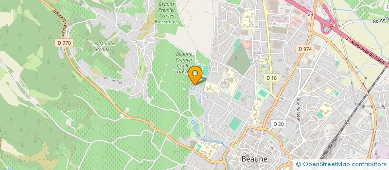 localisation de l'entreprise GFA BELA VITO à BEAUNE