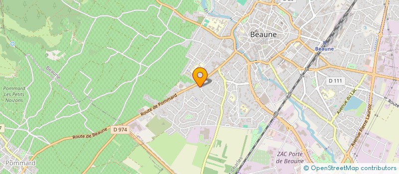 localisation de l'entreprise GFA BELORGEY POMMARD à BEAUNE