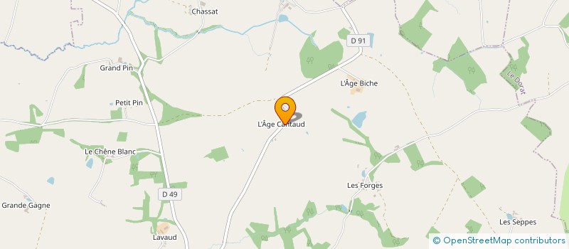 localisation de l'entreprise GFA BELTRAMO  LE DORAT