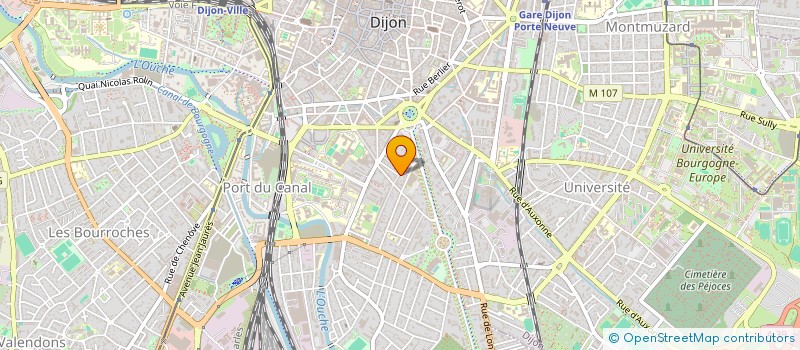 localisation de l'entreprise GFA BELVAL à DIJON