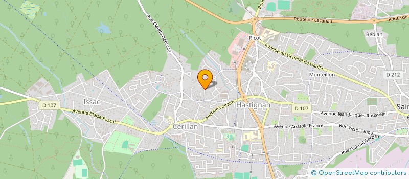 localisation de l'entreprise GFA BERNADA  SAINT-MEDARD-EN-JALLES