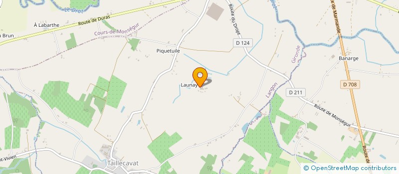 localisation de l'entreprise GFA BERNARD  TAILLECAVAT