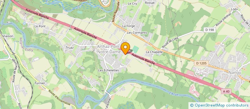 localisation de l'entreprise GFA BERNAZ  ARTHAZ-PONT-NOTRE-DAME