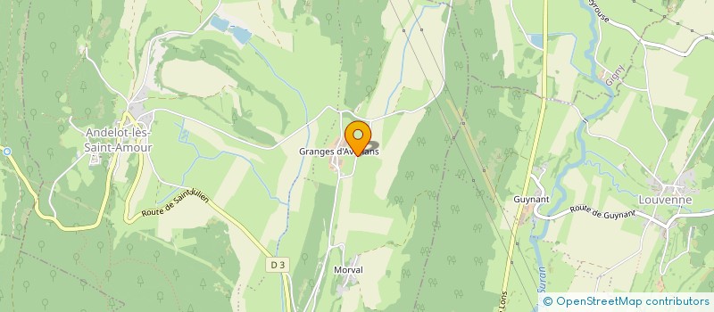 localisation de l'entreprise GFA BERSETH  ANDELOT-MORVAL