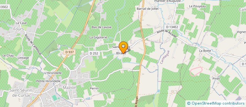 localisation de l'entreprise GFA BERTHE  MAZION