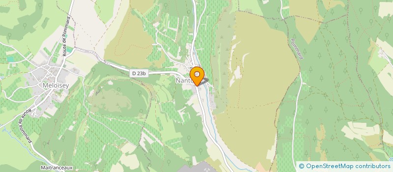 localisation de l'entreprise GFA BERTILLON-BOREL  NANTOUX