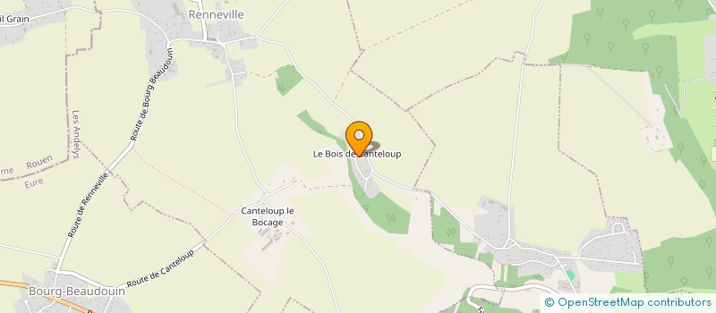 localisation de l'entreprise GFA BERTOT  RENNEVILLE