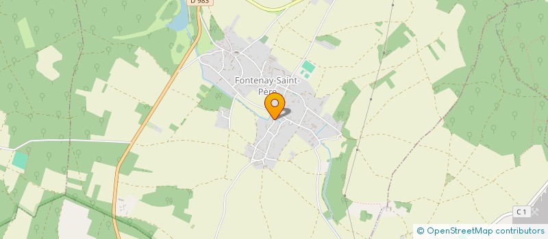 localisation de l'entreprise GFA BERTRAND GONTARD  FONTENAY-SAINT-PERE