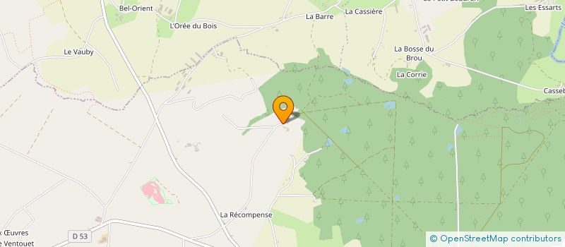localisation de l'entreprise GFA BEUREL à LA MOTTE