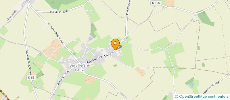 localisation de l'entreprise GFA BEUZELIN-GODRY  BERVILLE-EN-CAUX