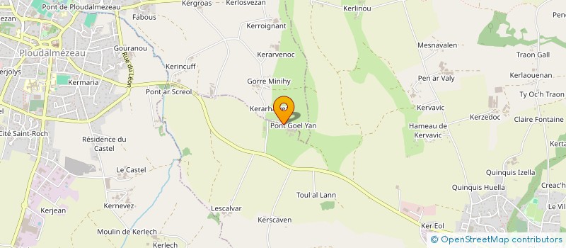 localisation de l'entreprise GFA BIANNIC  PLOUGUIN