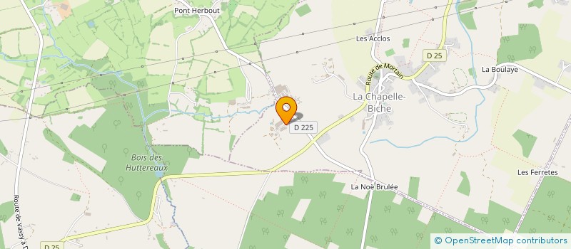 localisation de l'entreprise GFA BICHOIS à LA CHAPELLE-BICHE