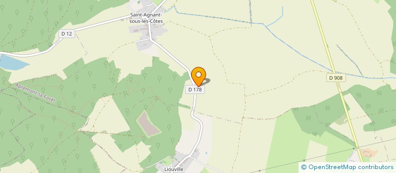 localisation de l'entreprise GFA BIGET à APREMONT-LA-FORET