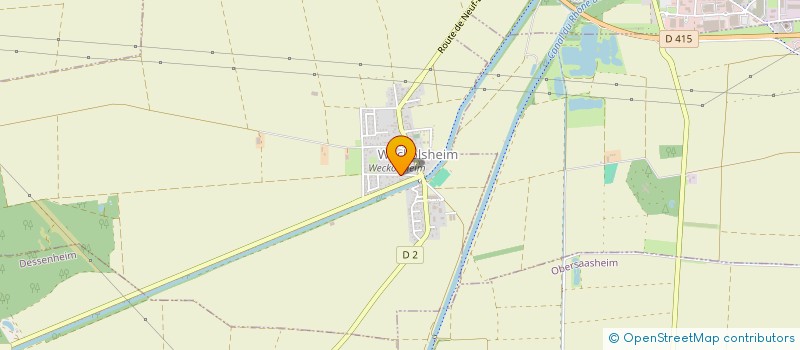 localisation de l'entreprise GFA BILLER OBERFELD  WECKOLSHEIM