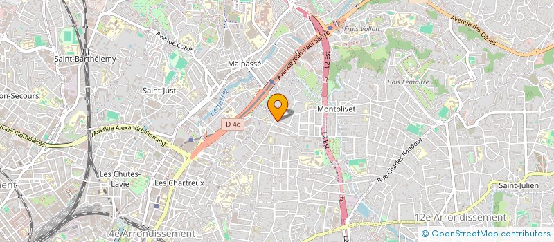 localisation de l'entreprise GFA BIO DRIVE à MARSEILLE