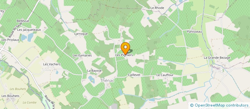 localisation de l'entreprise GFA BK ET M TIMMS ET SONS  THENAC