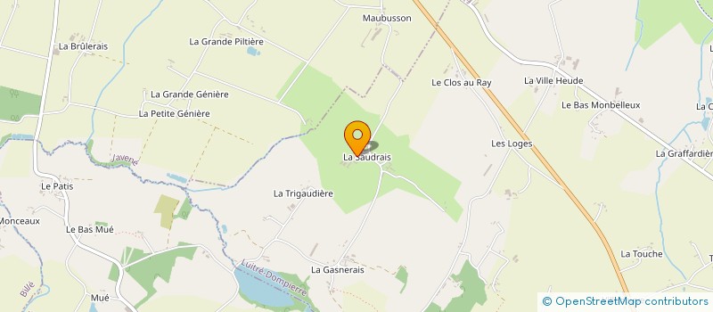 localisation de l'entreprise GFA BLANCHET  LUITRE-DOMPIERRE