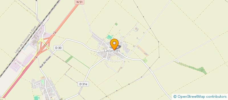 localisation de l'entreprise GFA BLES D'OR  LAVANNES