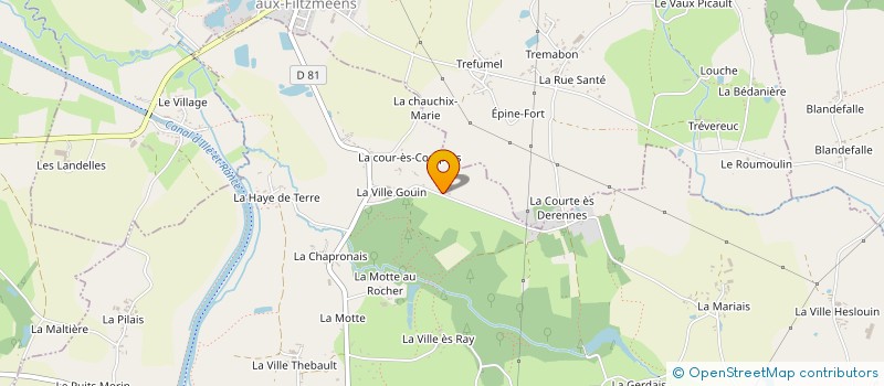 localisation de l'entreprise GFA BLEUNIENN  QUEBRIAC