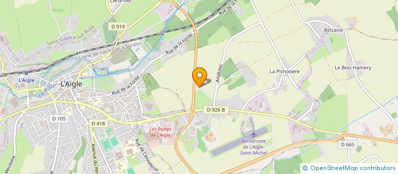 localisation de l'entreprise GFA BODE BOHIN à SAINT MARTIN D'ECUBLEI
